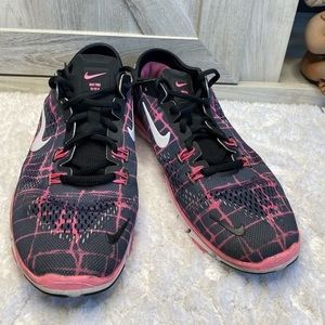 Nike Women's Free 5.0 TR Fit 4 Running Shoes  Lace Up 9